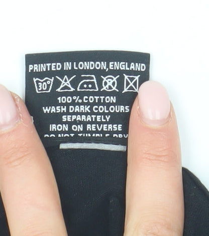 Brand and care label for Absolute Cult Black Groot Graphic T-Shirt - girls’ m