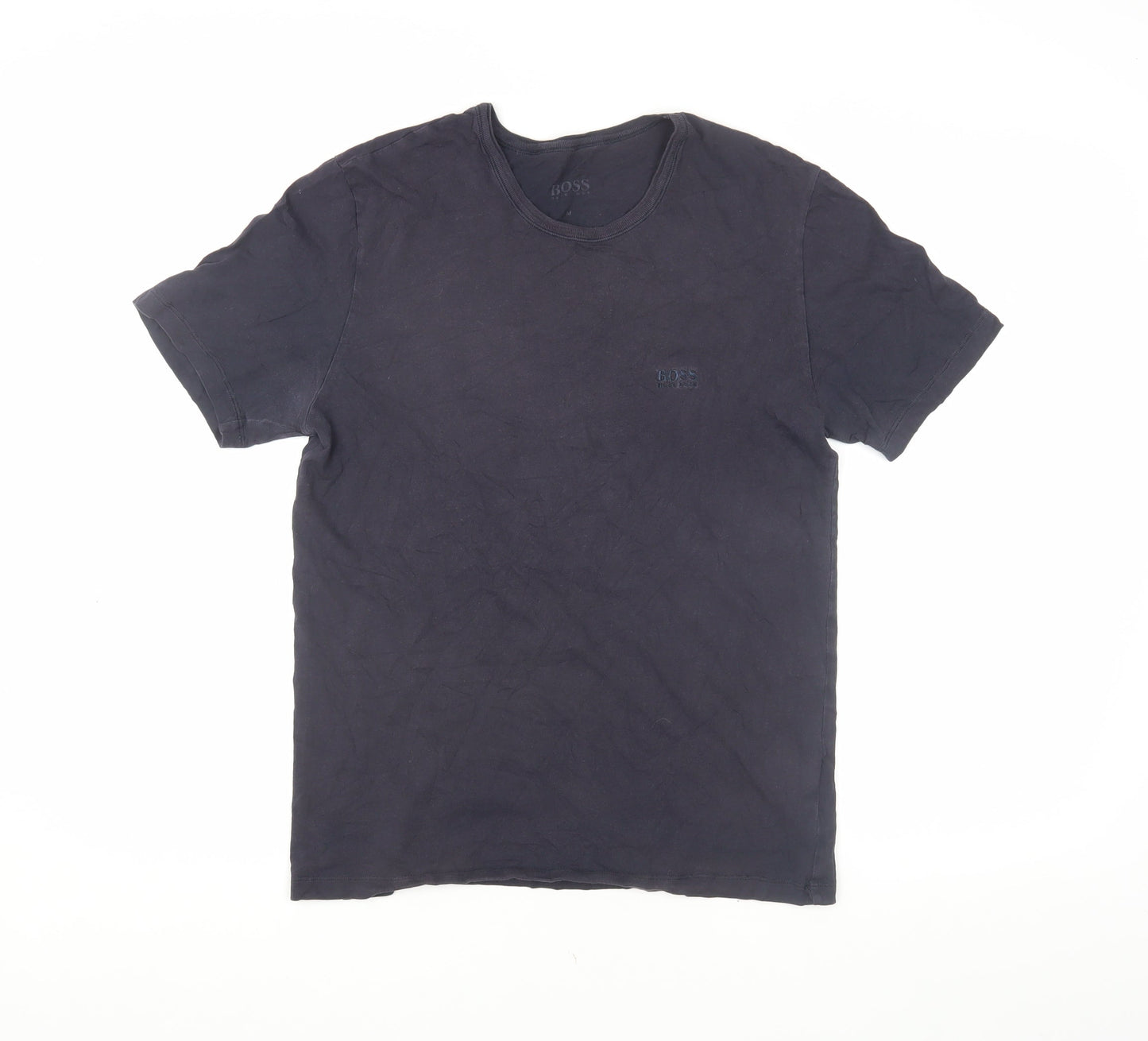 Hugo Boss Men's Black T-Shirt M Crew Neck Logo