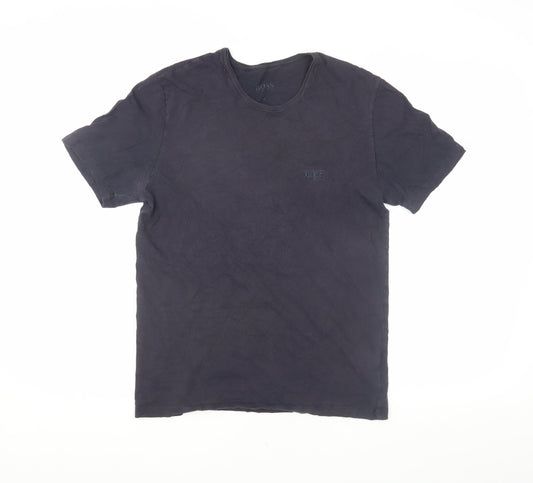 Hugo Boss Men's Black T-Shirt M Crew Neck Logo