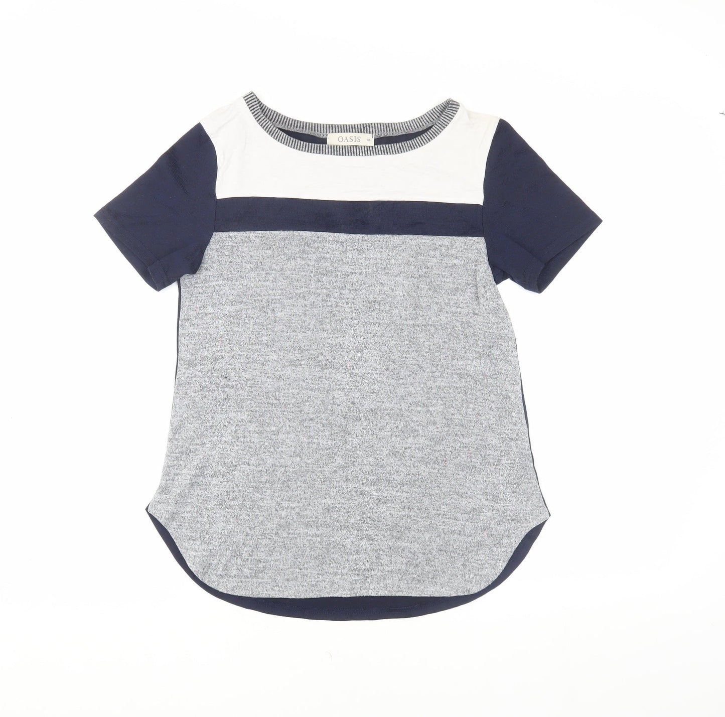 Oasis Women's Multicoloured XS Colourblock T-Shirt