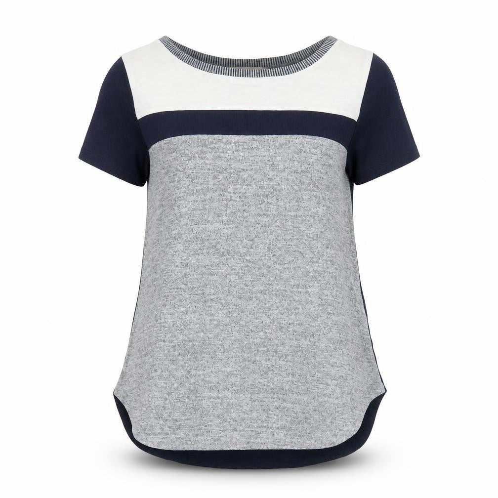 Oasis Women's Multicoloured XS Colourblock T-Shirt