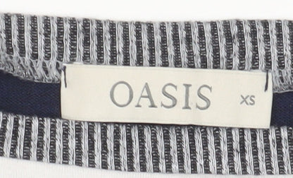 Oasis Women's Multicoloured XS Colourblock T-Shirt