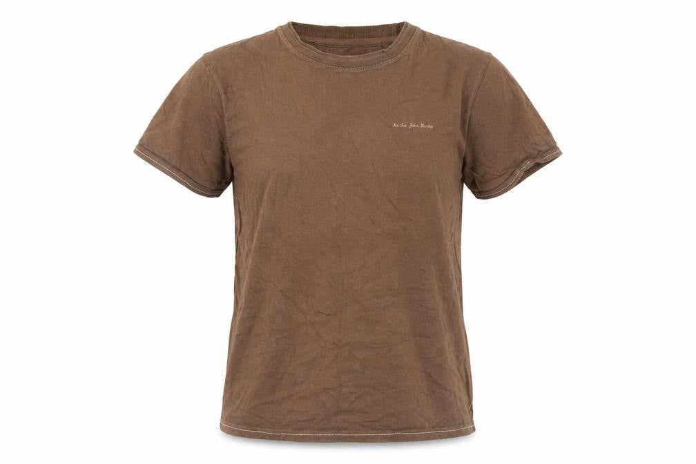 RJR.John Rocha Brown Unisex Cotton T-Shirt M Casual Wear