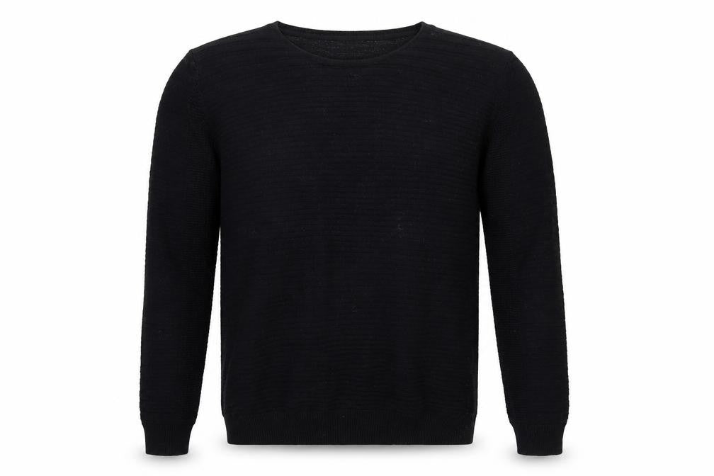 Journal Men's Black Cotton Pullover Jumper - Size L