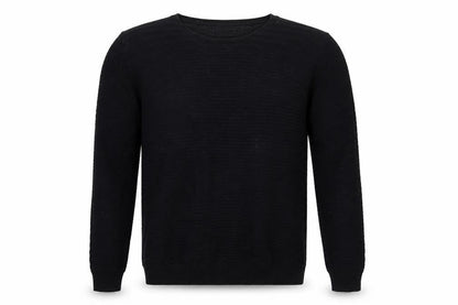Journal Men's Black Cotton Pullover Jumper - Size L