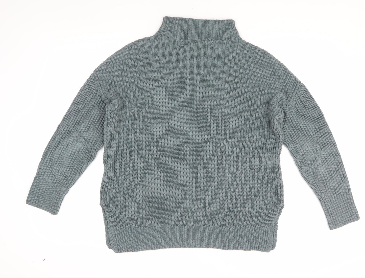 Max Studio Women's Grey Jumper S Mock Neck
