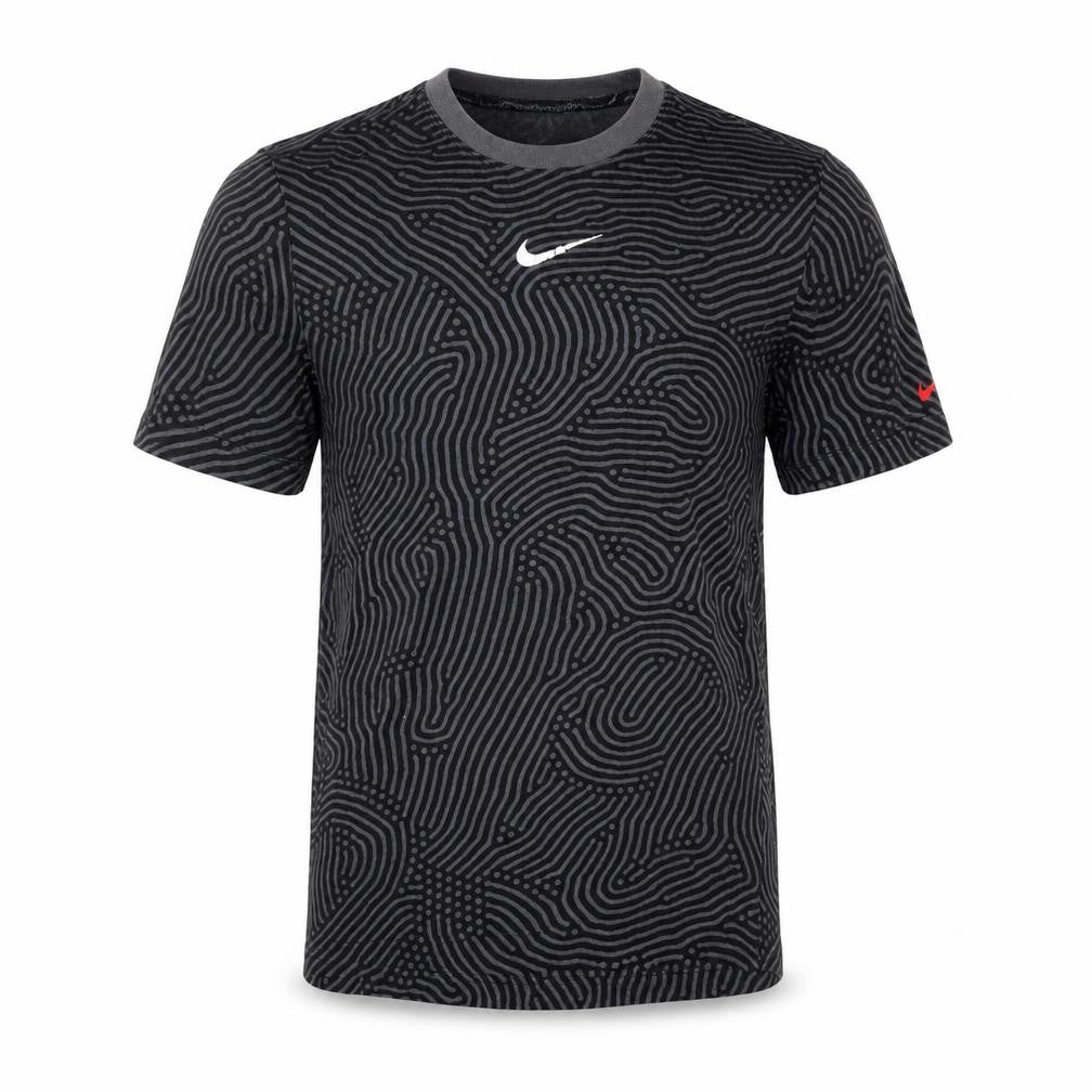 Nike Men Black S Graphic Print T-Shirt