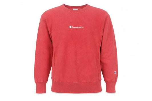 Champion Mens Red Pullover Sweatshirt Large