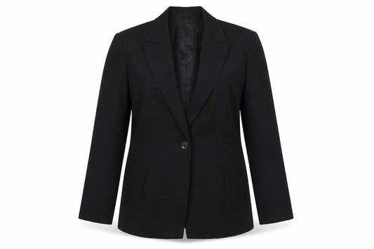 Betty Barclay Women's Black Blazer, Size 12, Single Breasted