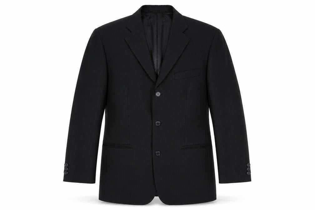 Marks & Spencer Men's Black Mid-Length Blazer, 40R
