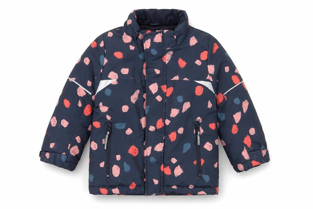 H&M Girls Multicoloured Puffer Jacket, 4 Years, Reflective