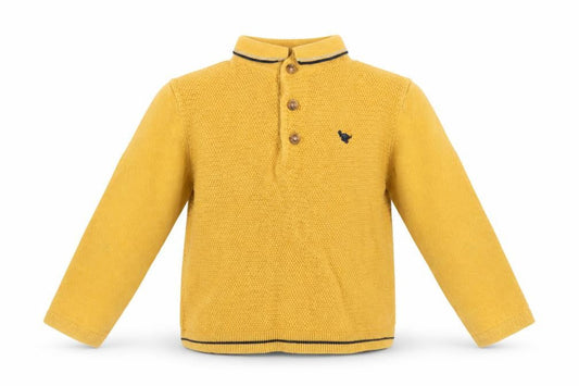 Next Yellow Henley Jumper for Unisex Baby 12-18 Months