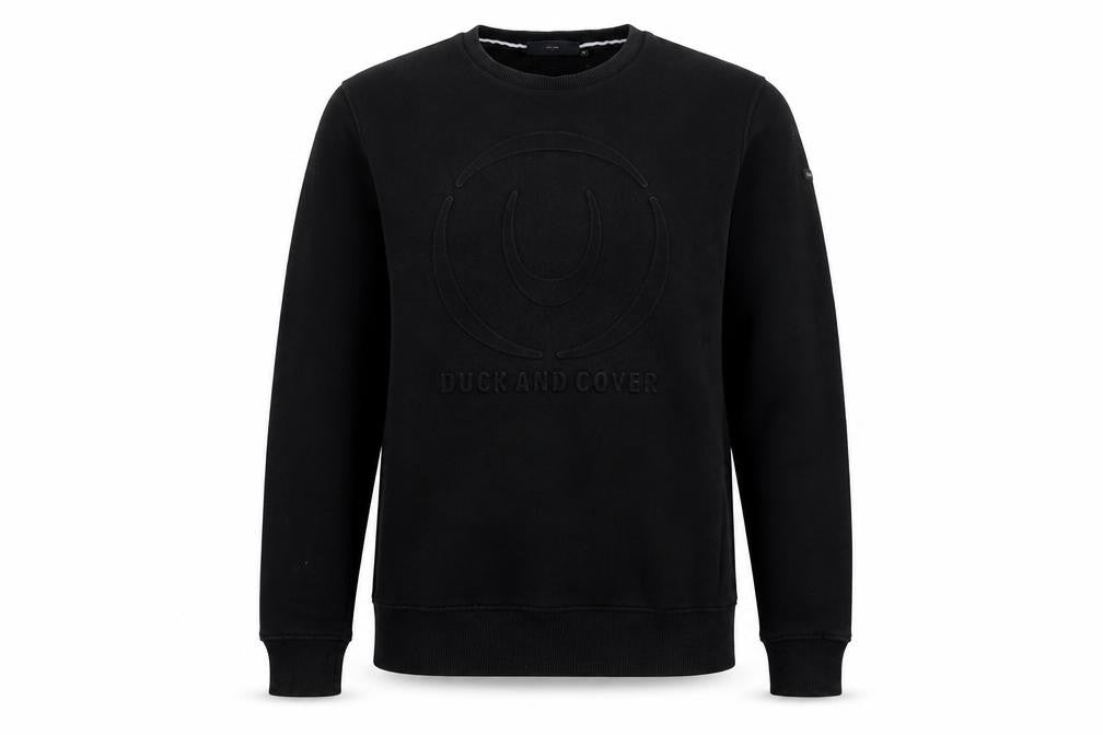 Duck and Cover Men's Black Pullover Sweatshirt M