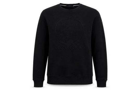 Duck and Cover Men's Black Pullover Sweatshirt M