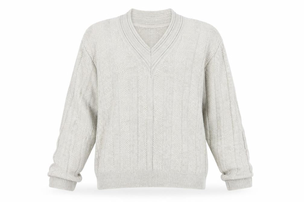 Marks & Spencer Men's Beige Cable-Knit Jumper, M