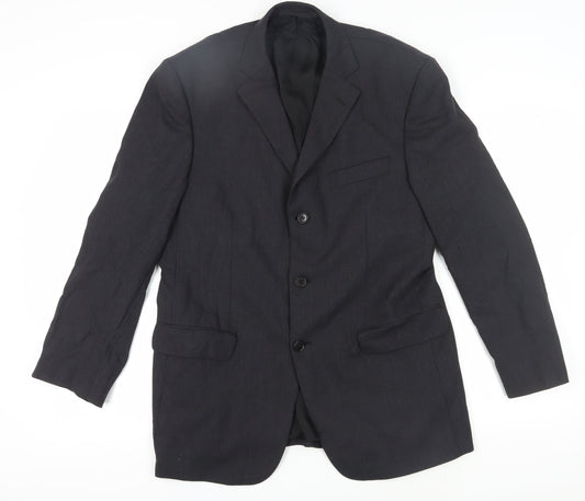 Marks and Spencer Men's Black Blazer 40 Regular Classic