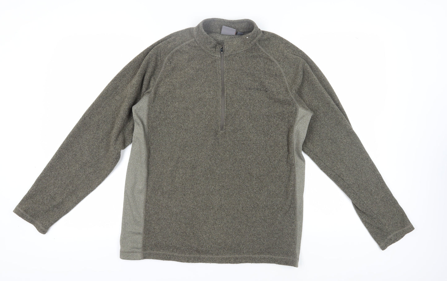 Merrell Men's Grey 1/4 Zip Knit Sweatshirt M