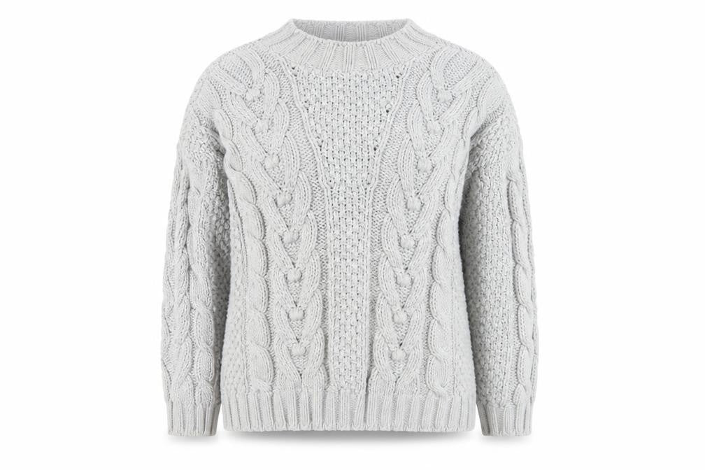Dorothy Perkins Women's Ivory Crew Neck Jumper, Size S