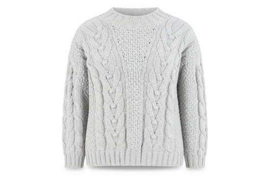 Dorothy Perkins Women's Ivory Crew Neck Jumper, Size S