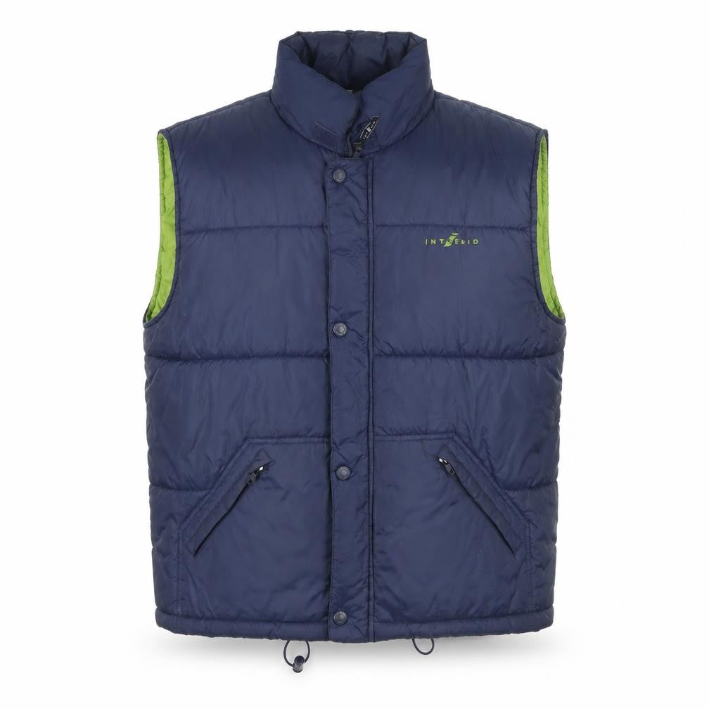 Intrepid Men's Blue Puffer Waistcoat L - Casual Stylish Layer