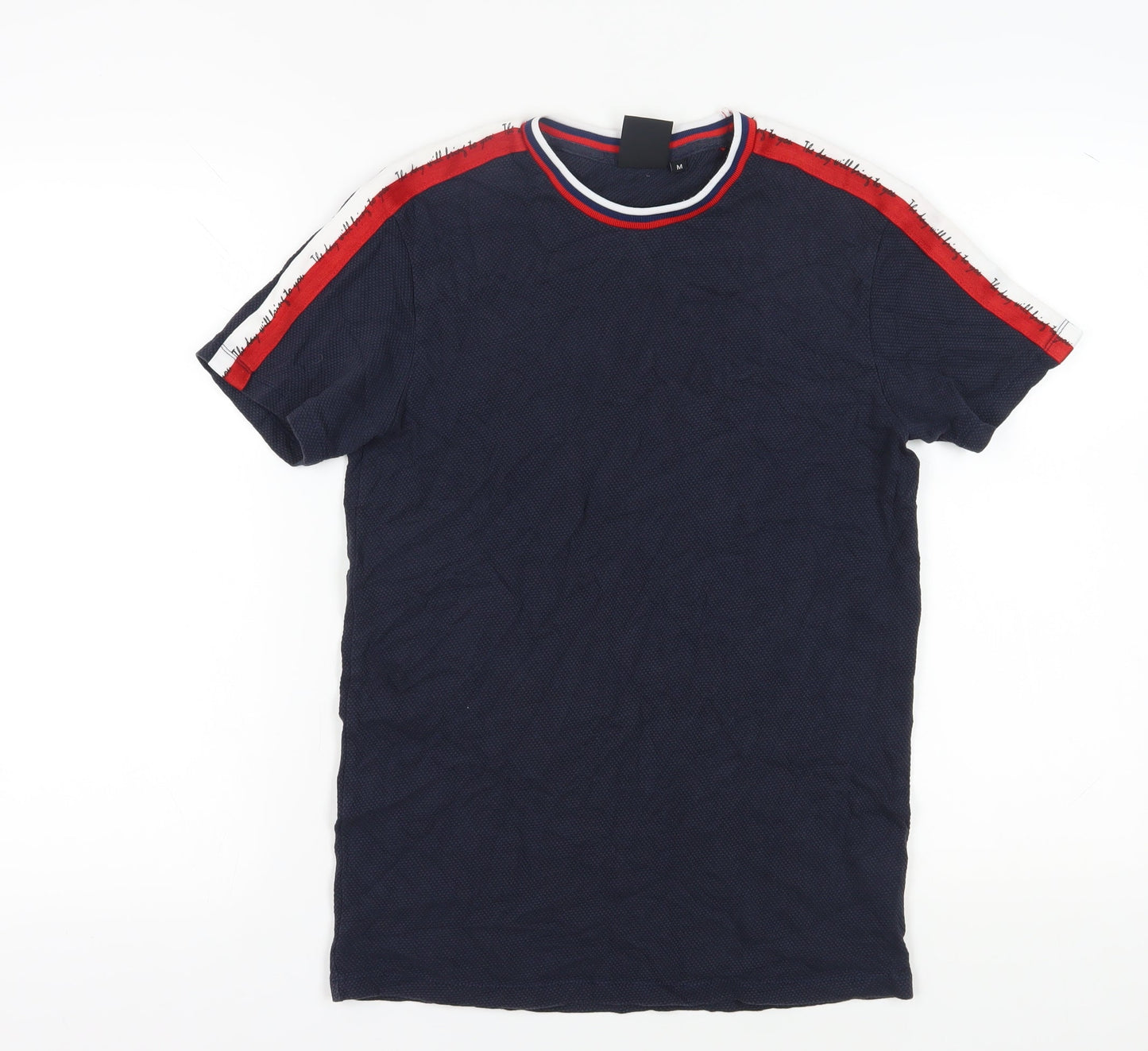 Outfitters Men's Blue Crew Neck T-Shirt M