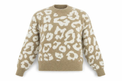 Next Women's Beige Animal Knit Jumper M