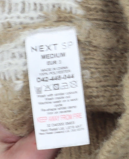 Next Women's Beige Animal Knit Jumper M