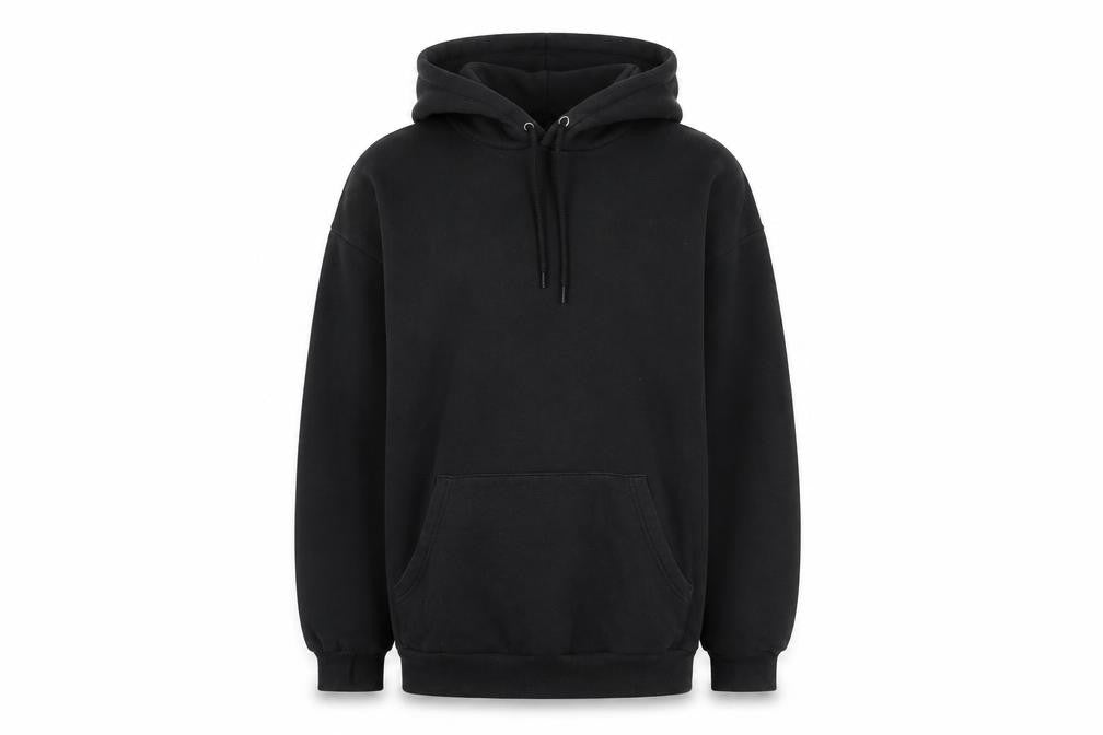 Monki Women's Black Cotton Pullover Hoodie, S