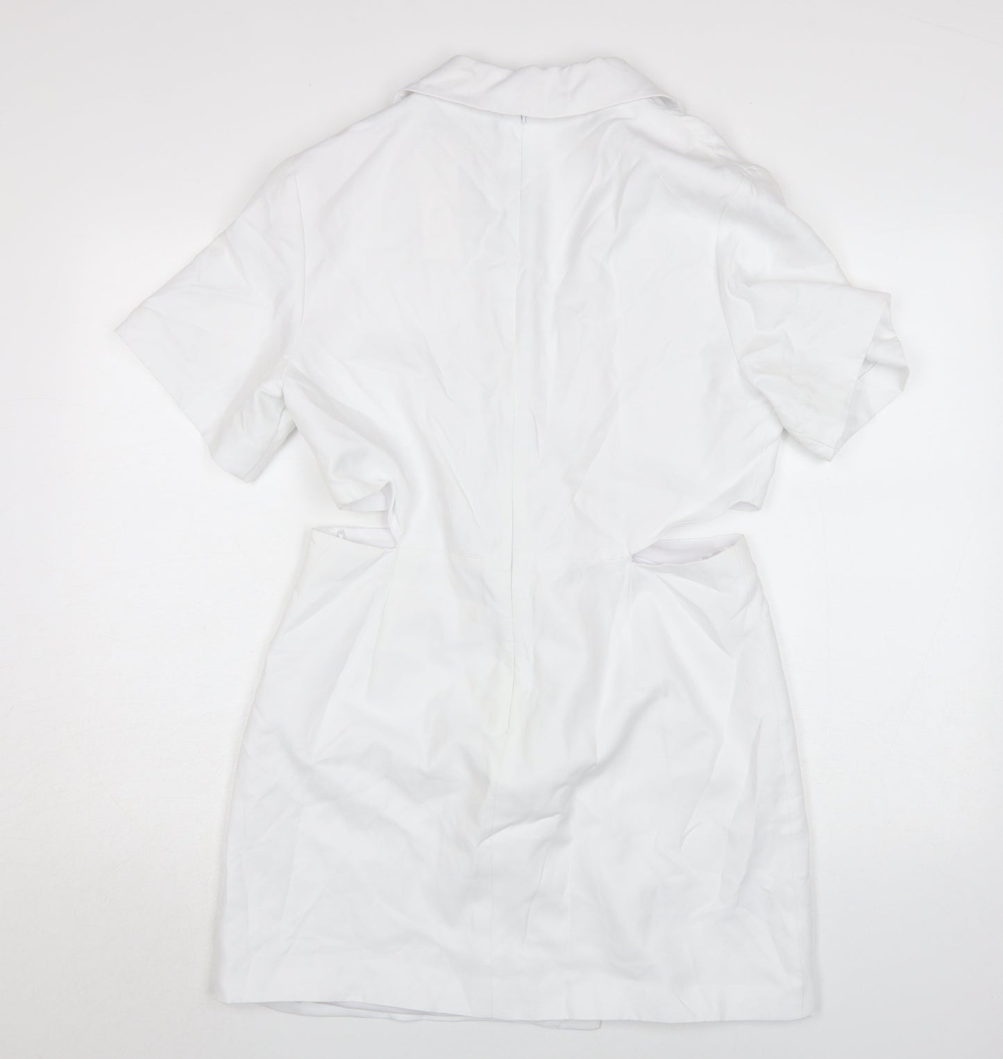 Zara Women White Shirt Dress Size 12 for Business or Casual