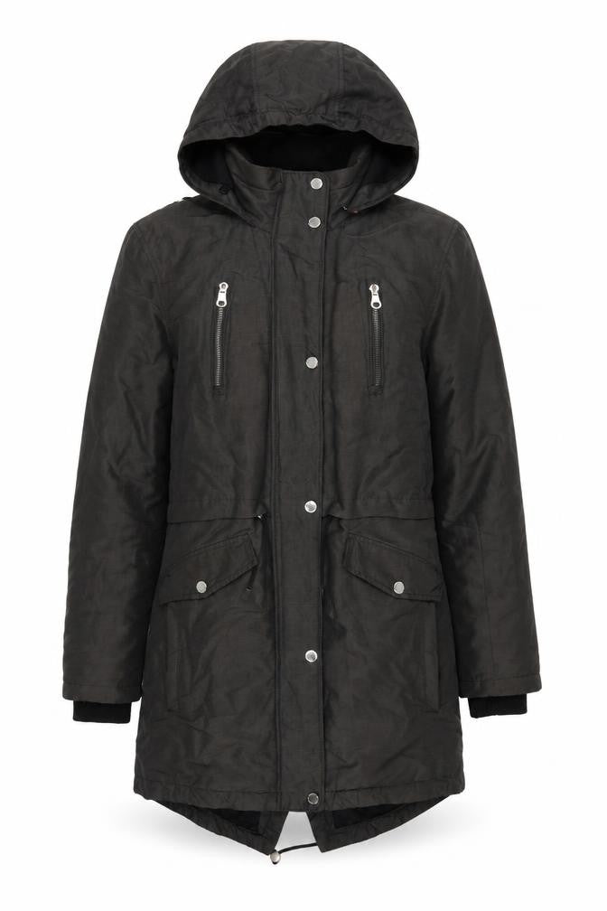 Marks and Spencer Women's Black Parka Jacket Size 8
