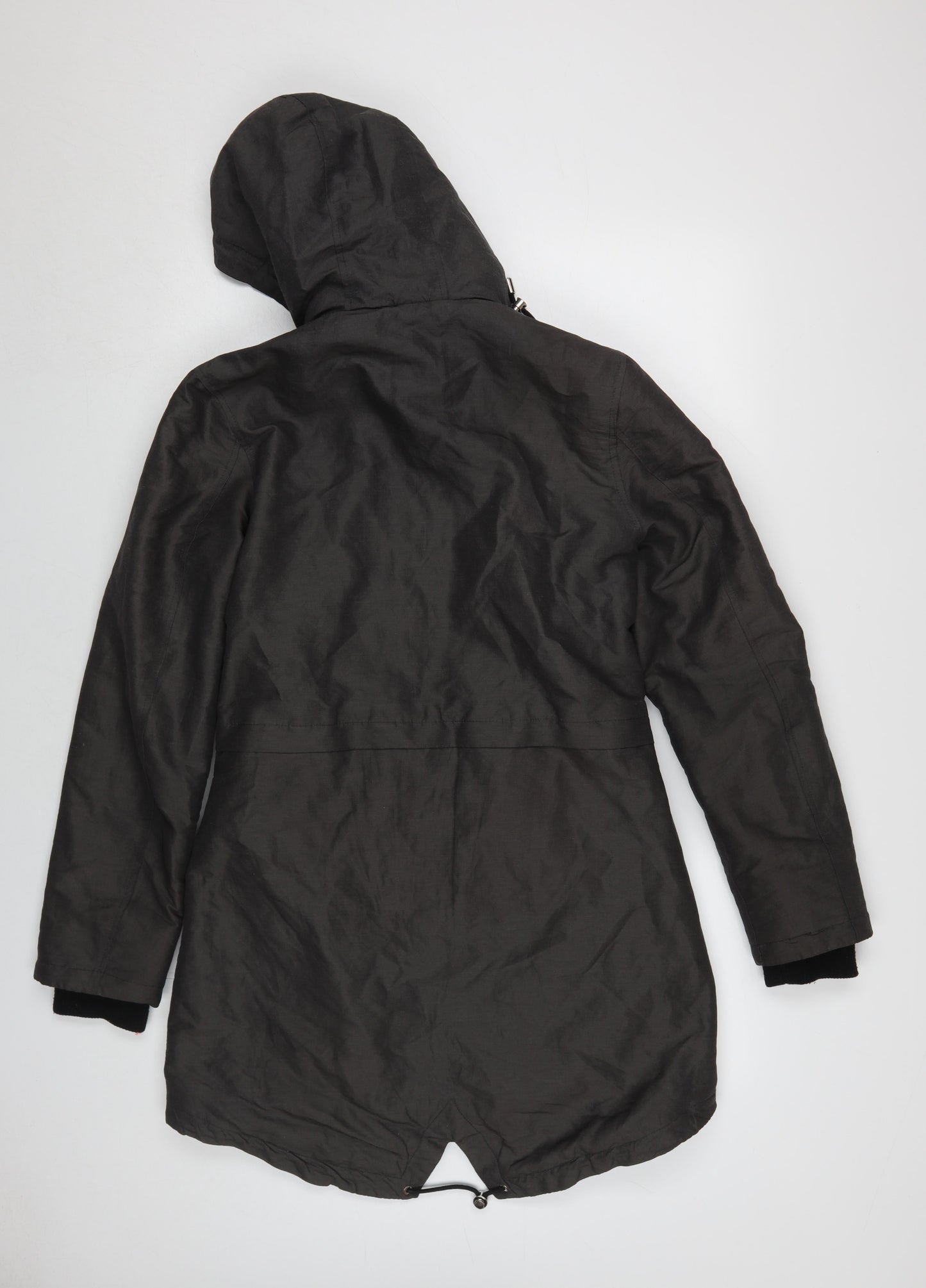 Marks and Spencer Women's Black Parka Jacket Size 8
