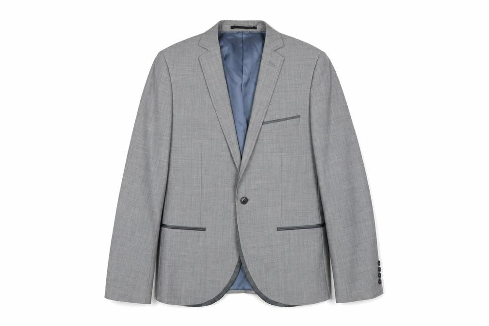 Topman Men's Grey Blazer 38, Classic Formal