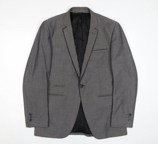 1860 Limited Collection Men's Grey Blazer Size 38R