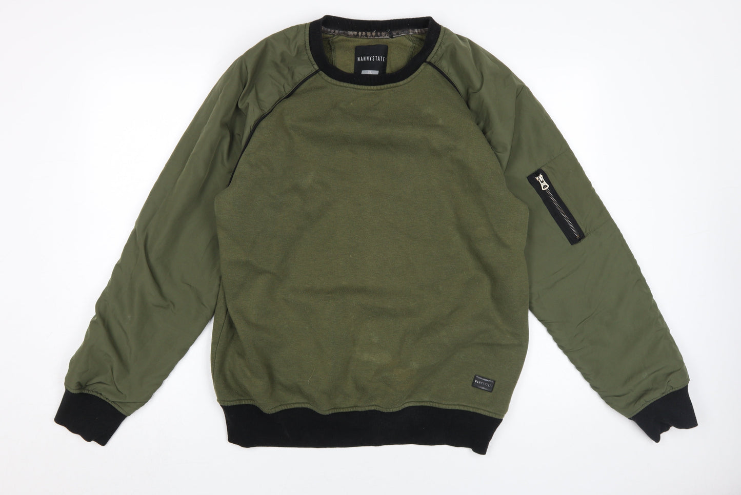 Nanny State Men's Green XL Pullover Sweatshirt