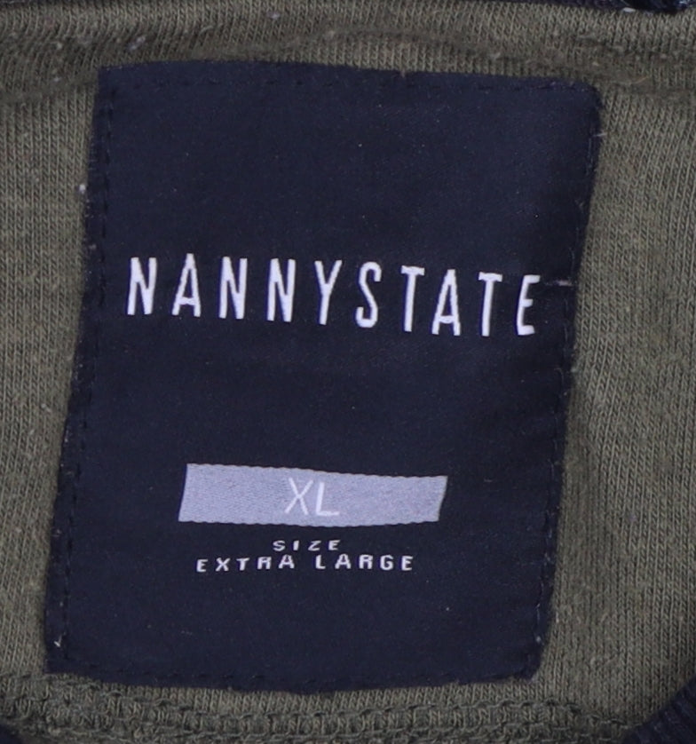 Nanny State Men's Green XL Pullover Sweatshirt
