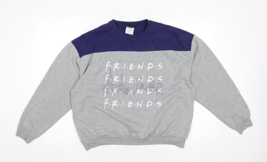 Friends TV Show Grey Sweatshirt, Medium, Unisex