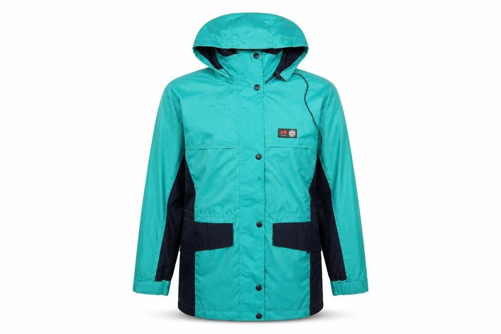 David Barry Men's Green Waterproof Hooded Jacket M