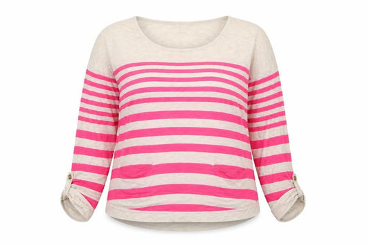Warehouse Women’s Striped Pullover Jumper Size 16