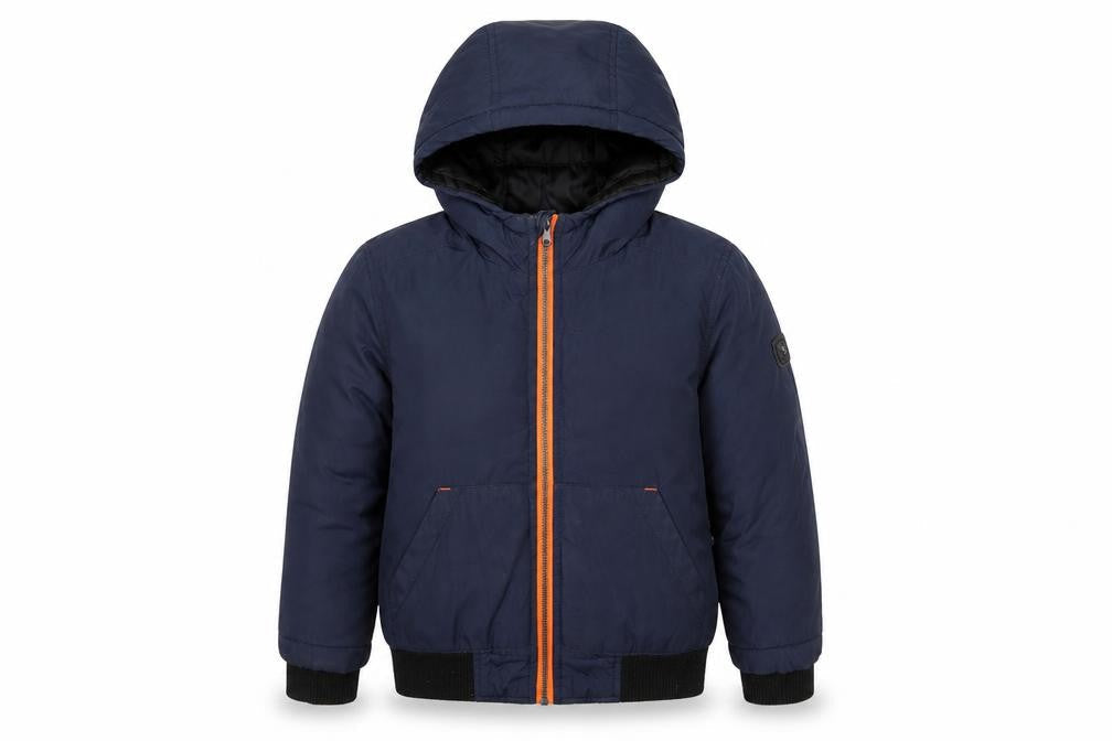 Michael Kors Boys Blue Puffer Jacket 5-6 Years Hooded