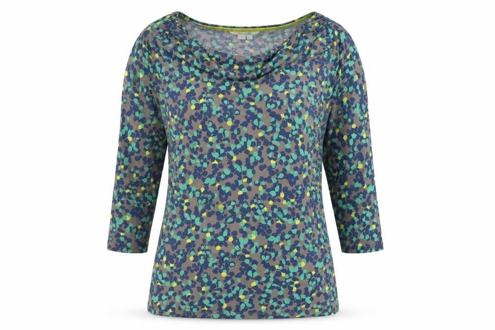 Boden Women's Multicoloured Jersey T-Shirt UK 12