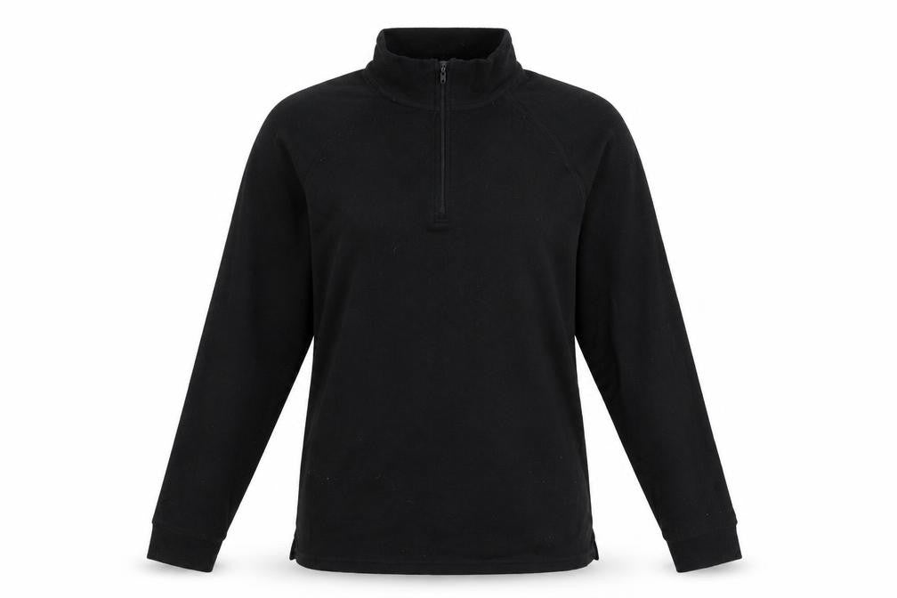 Trespass Unisex Black M Lightweight 1/4 Zip Sweatshirt