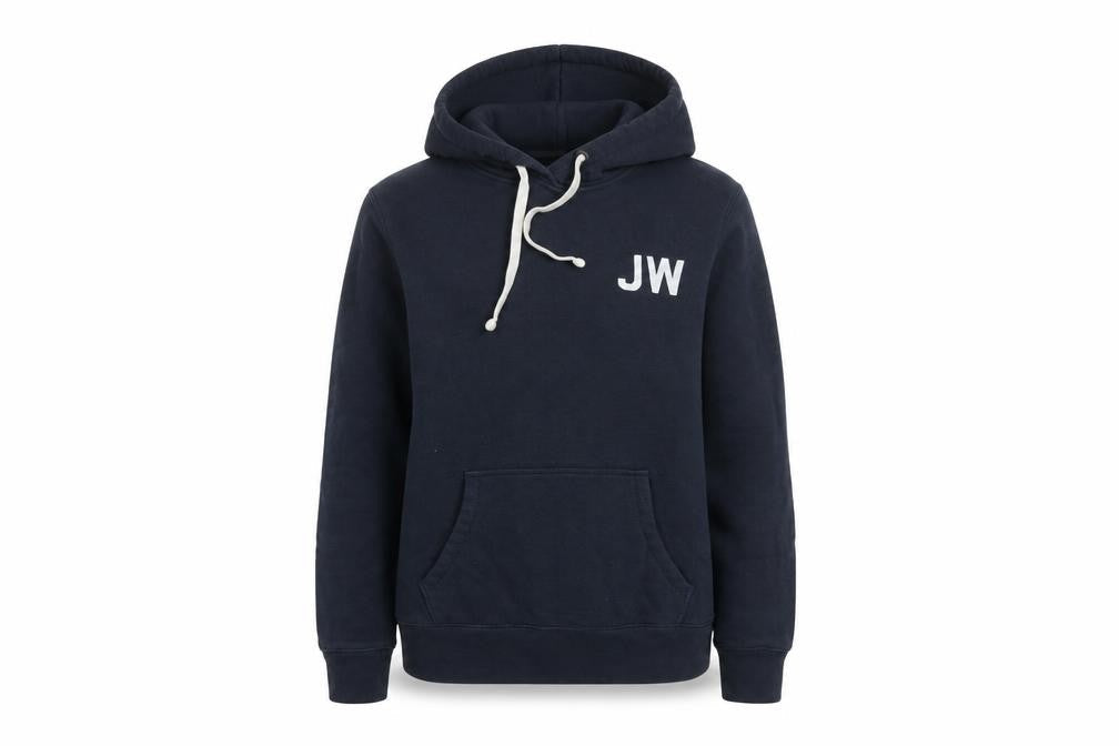 Jack Wills Women's Blue Hoodie Size 10 Pullover