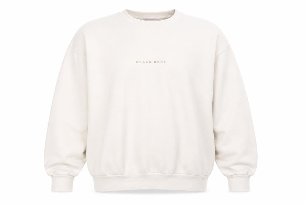 Topman Men's Beige Logo Sweatshirt M Pullover