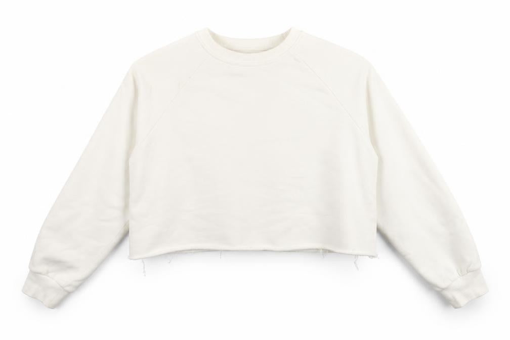 Stradivarius Women’s White Pullover Sweatshirt, Size 14