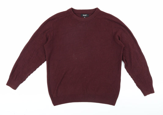 Breakout Men's Red Knit Pullover Jumper M