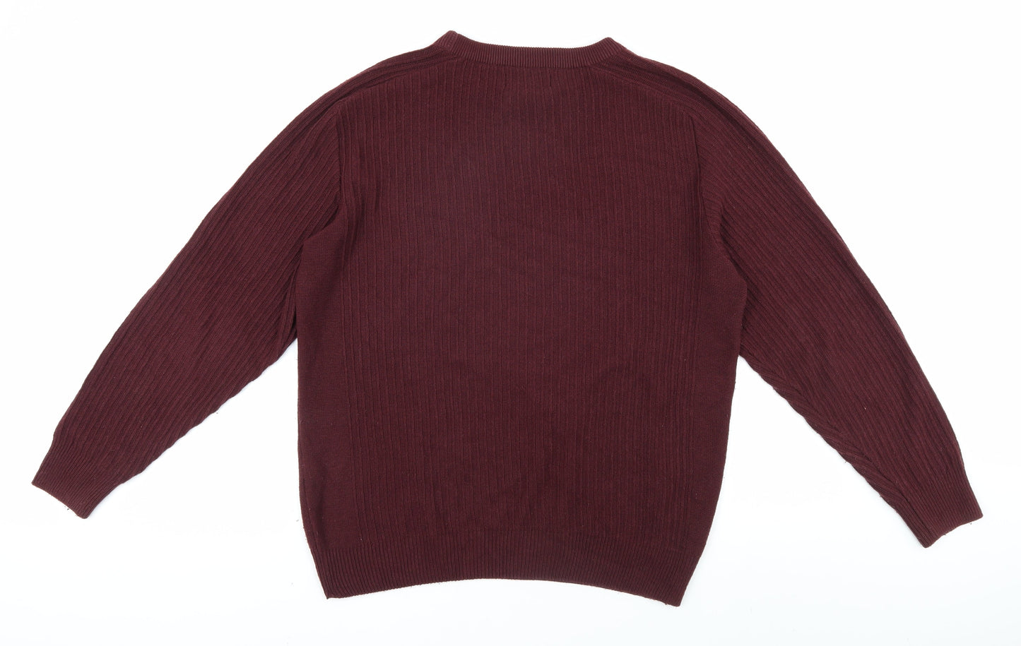 Breakout Men's Red Knit Pullover Jumper M