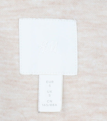 H&M Women's White Mid-Length Jacket, Size S