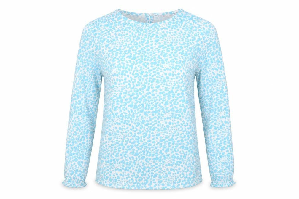 Dannii Minogue Women's Blue XS Crew Neck Blouse