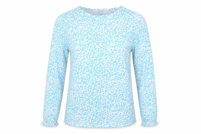 Dannii Minogue Women's Blue XS Crew Neck Blouse
