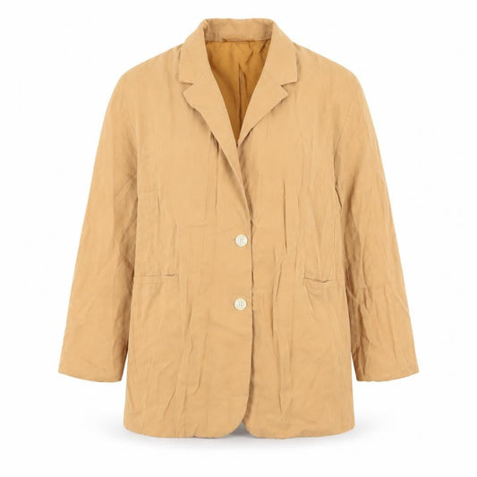 Next Women's Beige Blazer Size 10 Collared Classic